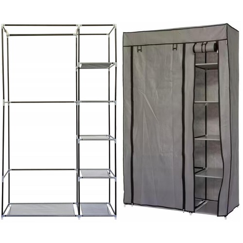 Einzelner grauer stoff canvas - einzelner,