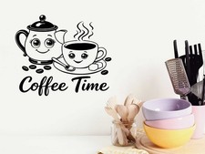 Kaffeezeit Wandaufkleber