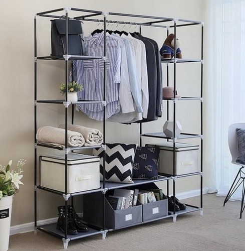 Stoff canvas garderobe - stoff,