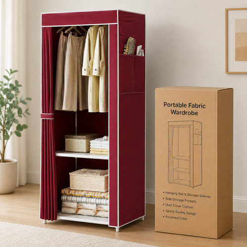 Tragbarer stoff kleiderschrank - stoff,