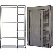 Einzelner grauer Stoff Canvas