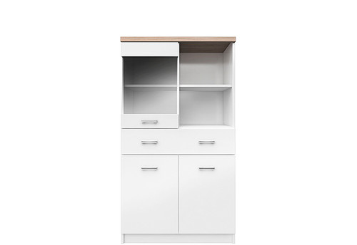 Neue niedrige vitrine weiß - neue,
