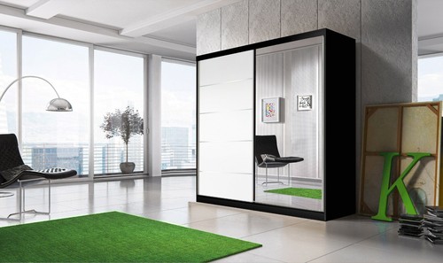 Moderner kleiderschrank 183cm - moderner,